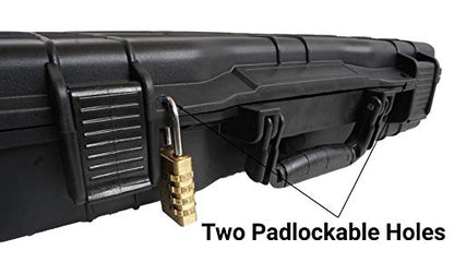 Case Club Waterproof Hard Case for 15-17 inch Laptops & Accessories - Heavy Duty Hard Case Compatible with 15.6 and 17.3 inch Laptops and Gaming Accessories