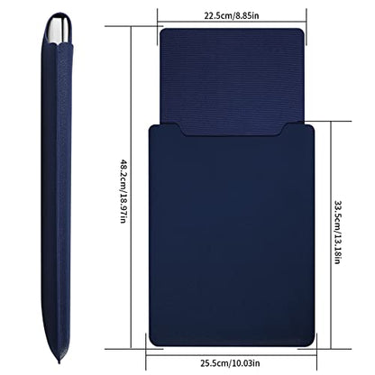 13.3-14 Inch Laptop Sleeve - Thin & Padded Case Compatible with 14" (2022), 13.3" (2015) Models | Portable Blue Protective Sleeve (Blue, 13.3-14 Inch) - color: Blue