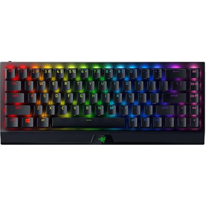 Razer BlackWidow V3 Mini HyperSpeed 65% Wireless Mechanical Gaming Keyboard: HyperSpeed Wireless Technology - Green Mechanical Switches- Tactile & Clicky - Doubleshot ABS keycaps - 200Hrs Battery Life - color: Green Switches - Tactile & Clicky, size: Blac