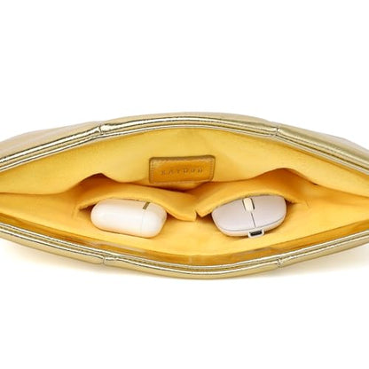 13.3-14 Inch Puffy Laptop Sleeve,Gold | Compatible with MacBook Pro 14 M5 M4/M3/M2/M1 Pro/Max 2026-2021, MacBook Air M4 M5 2025 M3 M2 M1 - color: Glod, size: For 13"-14" MBA/MAP M4 M3 M2 M1