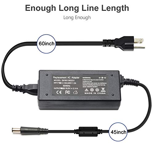 45W AC Adapter Compatible with Dell XPS 13 9333 9343 9350 9360 9370 XPS 12 9Q23 9Q33,LA45NM131 DA45NM131 Inspiron 11 3000 13 5000 7000 14 3000 5000 7000 15 3000 5000 7000 Series Laptop