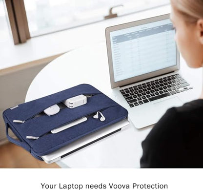 Voova 15-14 Inch Laptop Sleeve, Laptop Case, MacBook Case, Blue | Slim splash-proof 14-inch laptop sleeve compatible with MacBook Pro M1-M5 Max, HP, Lenovo, Acer and Asus for daily use - color: Blue, size: 14-15 Inch