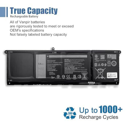 V6W33 Laptop Battery for Dell Latitude 3520 Inspiron 5310 Series - size: 11.18*3.48*0.23 inch V6W33
