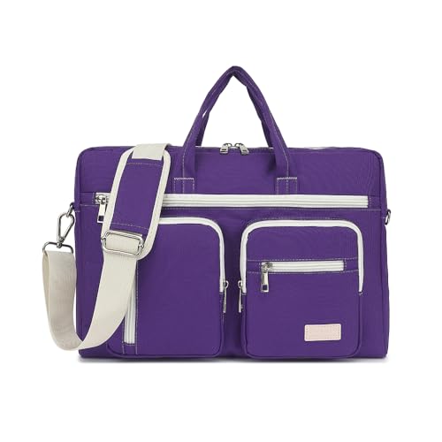 15-15.6 inch Laptop Shoulder Bag, for MacBook Pro 16, Hp Lenovo Dell 14 inch Waterproof Messenger Bag Case Sleeve (purple) - color: Purple, size: 15 inch/15.6 inch