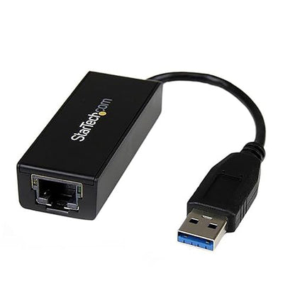 StarTech USB 3.0 to Gigabit Ethernet Adapter, USB to RJ45, TAA (USB31000S) | USB 3.0 to 10/100/1000 Gigabit Ethernet LAN Adapter - color: Black, size: 1Gbps, style: USB-A