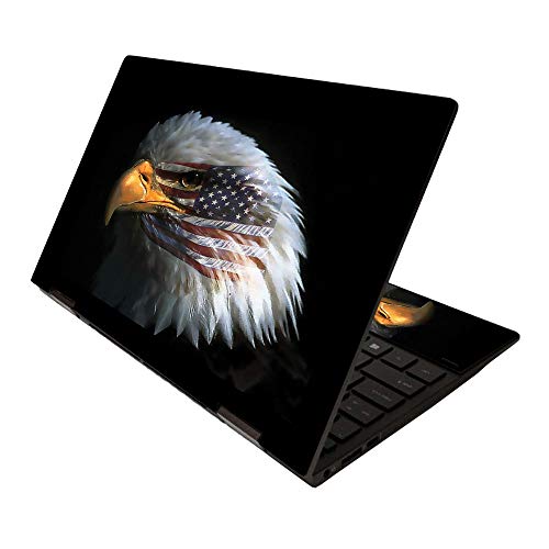 MightySkins Skin for HP Envy x360 13" (2020) - Eagle Eye | Protective, Durable, and Unique Vinyl Decal wrap Cover | Easy to Apply, Remove, and Change Styles | Made in The USA - color: Eagle Eye