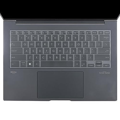 MUBUY Keyboard Cover Skin for ASUS Zenbook 14 OLED UX3405 & ZenBook Flip 14 UP3404，ZenBook 14X UX3404，ZenBook Pro UX6404, ZenBook UM3406 14 inch Laptop US Keyboard Cover-TPU - color: TPU