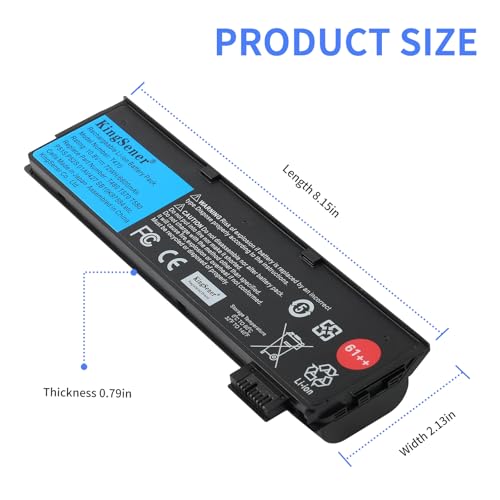 01AV427 72Wh Laptop Battery for T470 T480 11.52V | 6-cell for ThinkPad P51S P52S T570 T580 fits A485 A475 TP25, 01AV427b 01AV425 01AV422 01AV423 01AV428 01AV490 01AV492