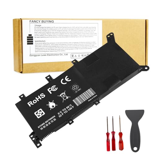 Fancy Buying C21N1347 Laptop Battery Replacement for Asus X555 X555L X555LA X555LD X555LN A555L K555L Y583LD W519LD K555LD K555LA R556L VM590L Series 2ICP4/63/134 [7.6V/5000mAh/38Wh] - size: 7.94*3.96*0.24inch X555