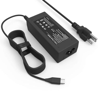 Universal 45W USB Type C Charger Compatible with HP ChromeBook x360 11A G8 EE/ 11MK G9 EE Lenovo Acer Chromebook 311 315 Asus Samsung Chromebook Computer AC Power Adapter