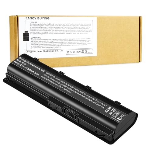 Fancy Buying MU06 MU09 Laptop Battery for HP Spare 593553-001 593554-001 636631-001 584037-001 593550-001 593562-001 Compaq Presario CQ42 CQ56 CQ57 CQ62 Pavilion G7 G6 G4 DM4 - size: 8.07*2.05*0.83inch CQ42