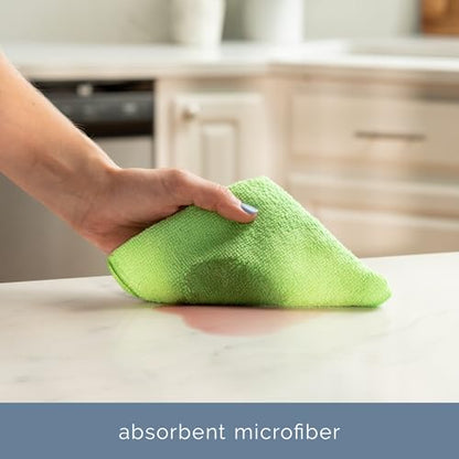 S&T INC. Microfiber Cleaning Cloth, 50 Pack, 11.5" x 11.5" | Bulk Cleaning Cloth for Home and Car, Reusable and Multi-Purpose Cleaning Rags for Business, Machine Washable - size: 50 Pack