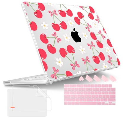 Tuiklol for 2026 MacBook Neo 13 Inch A18 Pro Chip Case, (Model A3404) Anti-Scratch Anti-Drop Slim Hard PC Shell Case with Shockproof Protective MacBook Neo Laptop Cover,Cherry - color: Cherry