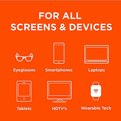 Whoosh Screen Shine Go Refillable Screen Cleaner Kit, Set of 18, 1 fl oz | TSA Approved for Travel, Streak Free Finish, For MacBook, Phone and Eyeglasses, Microfiber Cloth Included - size: 1 fl oz (Pack of 18)