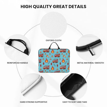 Laptop Case 14 Inch, Soft Shockproof Laptop Sleeve with Handle, Protective Bag - color: Pattern (661)