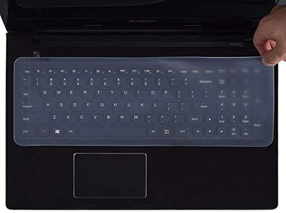 Universal Silicone Keyboard Protector Skin for Laptop Notebook 15 inch /15.6 inch /16 inch /16.4 inch /17 inch /17.1 inch /17.3 inch (14.37 Inch x 5.27 Inch)