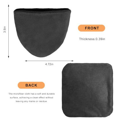 2 PCS Car Screen Cleaner, Microfiber Dashboard Cleaning Wipes, Vehicle Touch Screen Pad Universal Cleaning Tool for Vehicle Dashboard Display, Car Cleaning Kits - color: Square & Triangle, 2 Pcs