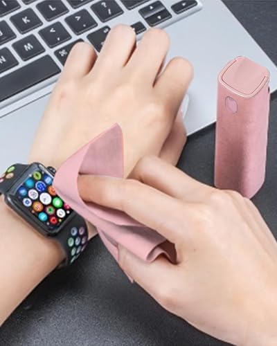 Touchscreen Mist Cleaner Screen Cleaner Spray Bottle Tool Screen Cleaner for iPhone iPad AirPods Eyeglasses Smartphones Tablet Versatile Cleaners Cute Pink Car Accessories (2 Units) - color: 2Pink