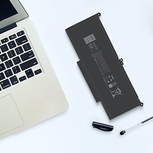 Futurebatt F3YGT Laptop Battery for Dell Latitude 7480 7390 7280 7290 7380 7490 E7280 E7480 E7490 12 7000 13 7000 14 7000 Series F3YGT 2X39G DM3WC 0DM3WC 453-BBCF 451-BBYE - size: E7280 10.83 5.12 0.73in