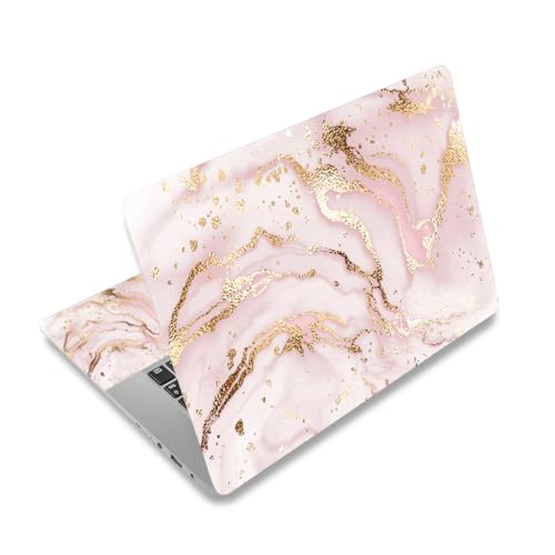 Laptop Skin Sticker Decal,12" 13" 13.3" 14" 15" 15.4" 15.6 inch Laptop Skin Sticker Cover Art Decal Protector Notebook PC (Pink Marble 1) - color: Pink Marble 1