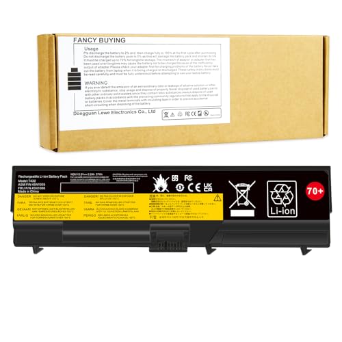 Fancy Buying 70+ 57Wh Laptop Battery for Lenovo IBM Thinkpad T430 T430i T530 T530i W530 W530i L430 L530 SL430 SL530 45N1007 45N1006 (0a36303 70+) - size: 9.64*3.74*0.2inch T430
