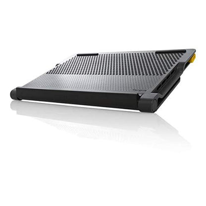 Targus 17" Dual Fan Laptop Chill Mat Plus, Ergonomic Cooling Pad, Heat Protection, 4-Port USB Hub Laptop Fan, (AWE81US) - style: 4-Port