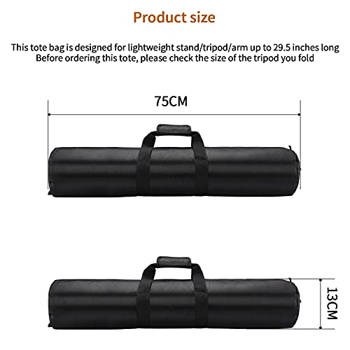 30in/75cm Tripod Carrying Case, Heavy Duty Nylon Bag with Shoulder Strap, Padded for Light Stand, Tripods, Monopods, Umbrellas, Softboxes, Boom Stand, Speaker Stands, Mic Stands - size: 30"/75cm
