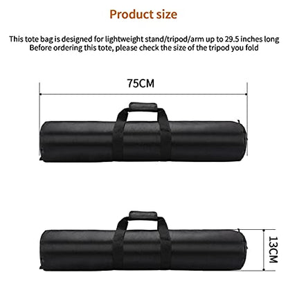 30in/75cm Tripod Carrying Case, Heavy Duty Nylon Bag with Shoulder Strap, Padded for Light Stand, Tripods, Monopods, Umbrellas, Softboxes, Boom Stand, Speaker Stands, Mic Stands - size: 30"/75cm