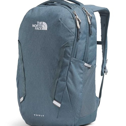 The North Face Women's Vault Everyday Laptop Backpack - Commuter Travel Bag, Water-Repellent, Spacious Main Compartment, Granite Grey Light Heather/Frost Grey, One Size - color: Granite Grey Light Heather/Frost Grey