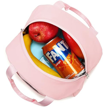 abshoo School Backpack for Girls Bookbag with Lunch Bag Teen Girls School Bag Travel Daypack (Pink) - color: Pink