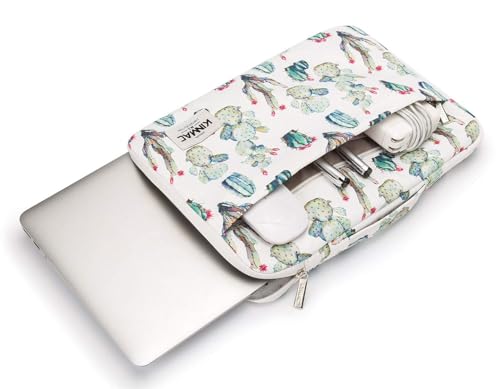 Kinmac 360° Heavy Duty Protective Laptop Sleeve Case Bag Cover with Handle for MacBook Air 13 inch,iPad Pro 13 inch and 13.3 inch HP,Dell,Lenovo,Asus,Acer Laptop (Cactus) - color: Cactus, size: 12 inch-13.3 inch