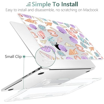 TWOLSKOO Compatible with MacBook Pro 14 inch Case M5 2026 2025-2021 Release M4 M3 M2 M1 Pro/Max Chip, Plastic Hard Shell & Keyboard Cover & USB C to USB Adapter & Screen Film, Colorful Shells - color: Colorful Shells
