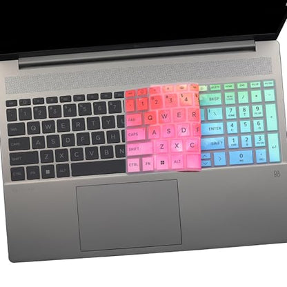 Keyboard Cover for HP 15.6" Laptop 15-fc 15-fd/HP OmniBook 5 AI 16" 16-ag 16-af 16-ba 16-bc 16z-ag100 16z-bc100 Series Laptop 16-af1037nr 16-bc1047nr-Colorful - color: Colorful