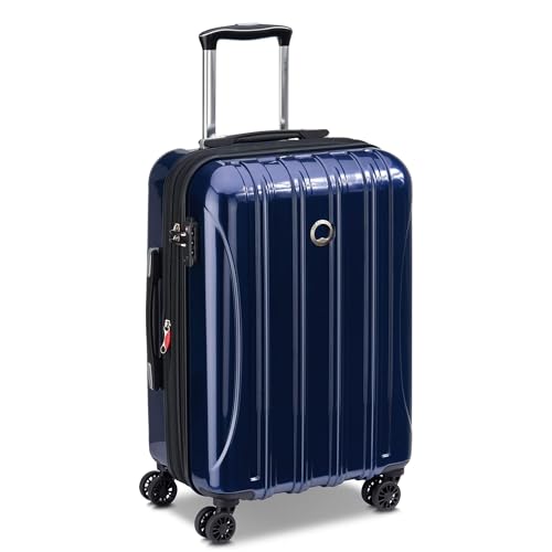 DELSEY PARIS Helium Aero Hardside Expandable Luggage with Spinner Wheels, Blue Cobalt, Carry-On Plus 21 Inch - color: Blue Cobalt, size: Carry-On Plus 21 Inch