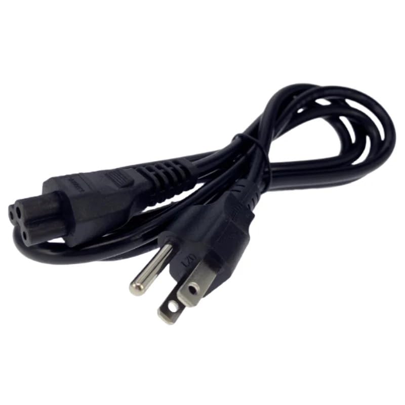 2 Pack Laptop Power Cord Replacement Universal 3 Prong AC Power Cable for Dell HP Acer Asus Lenovo IBM Sony Fujitsu Gateway Ultrabook Chromebook Notebook AC Adapter Laptop Charger
