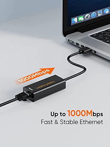 CableCreation USB to Ethernet Adapter 5Pack, USB 3.0 to LAN Network Adapter | 10/100/1000 Gigabit Compatible with Nintendo Switch, Windows, MacBook, macOS, Surface Pro, Laptop, PC - size: 5Pack