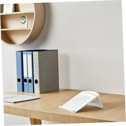 Multi-Angle Desktop Riser Foldable Laptop Holder for Desk Stable Secure for Home Office