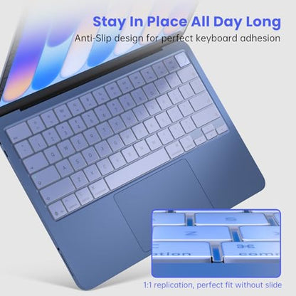 CaseBuy MacBook Neo Accessories, Premium Ultra Thin Keyboard Cover Protector for 2026 MacBook Neo 13 inch Laptop, 2026-2022 MacBook Air 13"/15" M2/M3/M4/M5, US ANSI Layout - size: MacBook Neo/Air 13"(2022+)