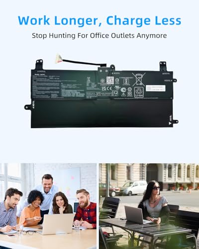 56Wh C41N2102 Laptop Battery Replacement for Asus for ROG Flow Z13 GZ301 NR2201 NR2201ZA Z13G Z301VF Z13GZ301VF GZ301VI GZ301VU GZ301VV I93050T NR2201 NR2201ZE Series 0B200-04100000 High performance - style: C41N2102