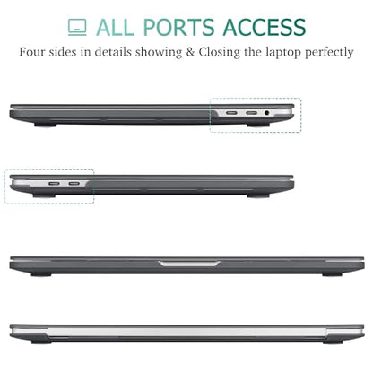 May Chen for MacBook Pro 16 Inch 2019 Release Model:A2141,Hard Shell Case Cover Screen Protector & Keyboard Cover for MacBook Pro 16 Retina with Touch ID & Touch Bar - Black - color: Black