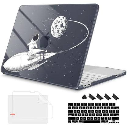 Mektron Case for 2026 MacBook Neo 13-inch A18 Pro chip A3404 Laptop Cover with 13-inch (Diagonal) Liquid Retina Display+ Keyboard Cover+ Screen Protector, Astronauts - color: Astronauts