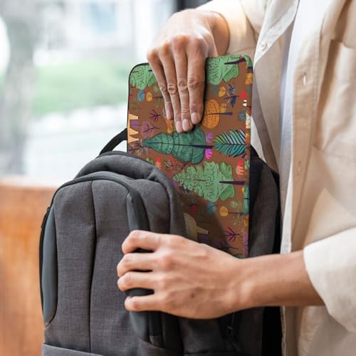 14 inch Laptop Sleeve with Handle Shockproof Laptop Bag Waterproof Computer Cover Bag Alpaca in The Forest Briefcase