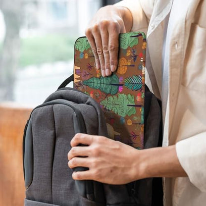 14 inch Laptop Sleeve with Handle Shockproof Laptop Bag Waterproof Computer Cover Bag Alpaca in The Forest Briefcase