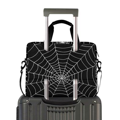 Goth Spider Web Laptop Case 15.6 inch Computer Bag | Waterproof Laptop Briefcase Laptop Bag for Women & Men - color: Goth Spider Web