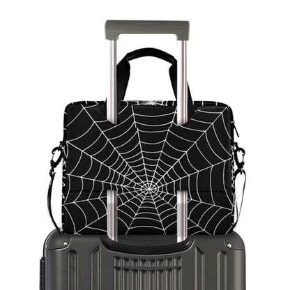 Goth Spider Web Laptop Case 15.6 inch Computer Bag | Waterproof Laptop Briefcase Laptop Bag for Women & Men - color: Goth Spider Web