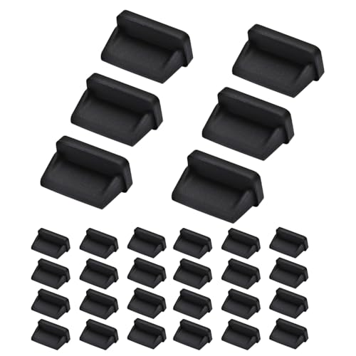 30 Pcs USB A Type Anti Dust Cover Plugs, USB Female Port Cover Caps, Silicone USB Port Plugs Dust Cover for USB A Female Interface