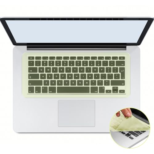 Universal Keyboard Protector Cover Skin for Laptop Notebook 13" 14" Laptop Notebook Ultra-Thin Silicone Waterproof Dustproof Keyboard Protector Skin(Yellow,1Pcs) - color: Yellow 1Pcs
