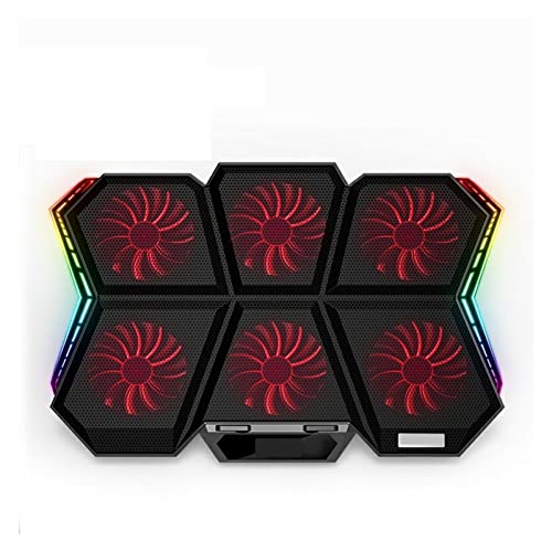 Youngran RGB Notebook Radiator Laptop Cooler Cooling Laptop Stand/Bracket/Holder Radiator Stand Notebook Base Radiator Leisurely (Color : Speed Version) - color: Speed Version