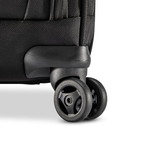Samsonite® Xenon 4.0 Spinner Nylon Rolling Mobile Office with 15.6" Laptop Pocket and Tablet Pocket, 15-3/8"H x 15-3/4"W x 7-1/8"D, Black