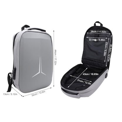 Ymiko Laptop Bag, Backpack for Men Smart Work Backpack with USB Charging Port Business Backpack for Women Computer Bag for Office Work Airplane Business Travel Fits Notebook